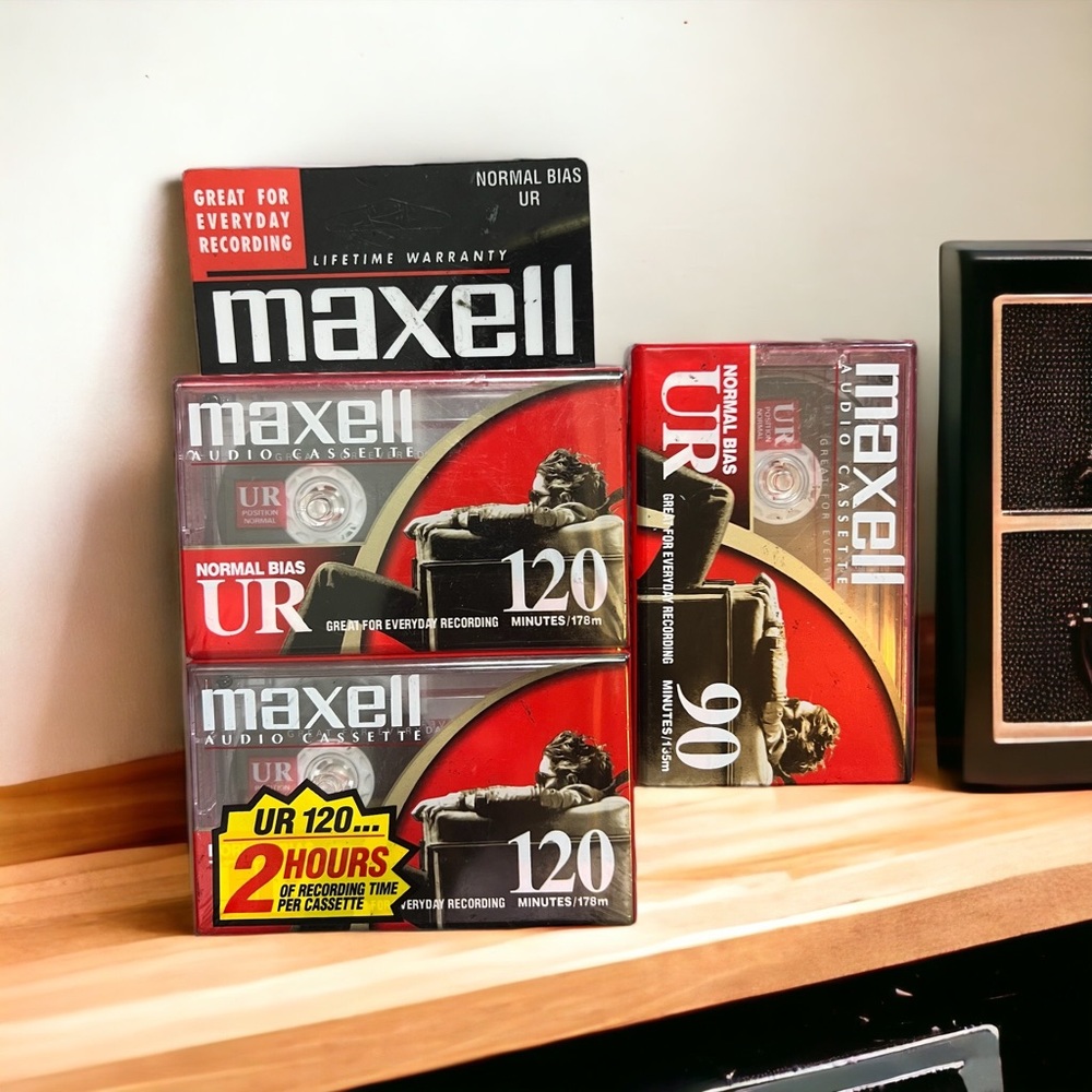NEW maxell : 330 minutes blank cassette tape lot